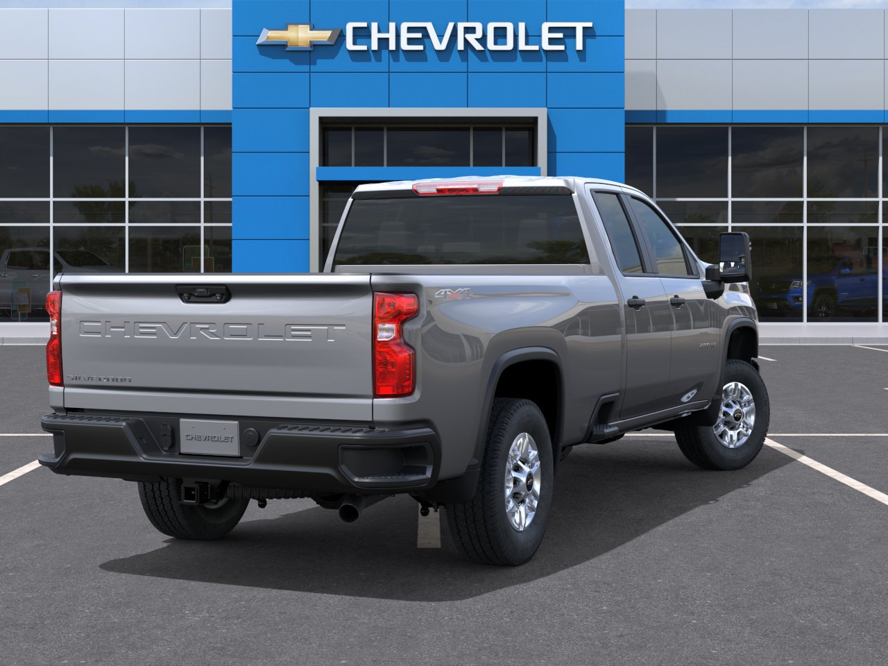 New 2026 Sterling Gray Metallic Chevrolet WT image 4