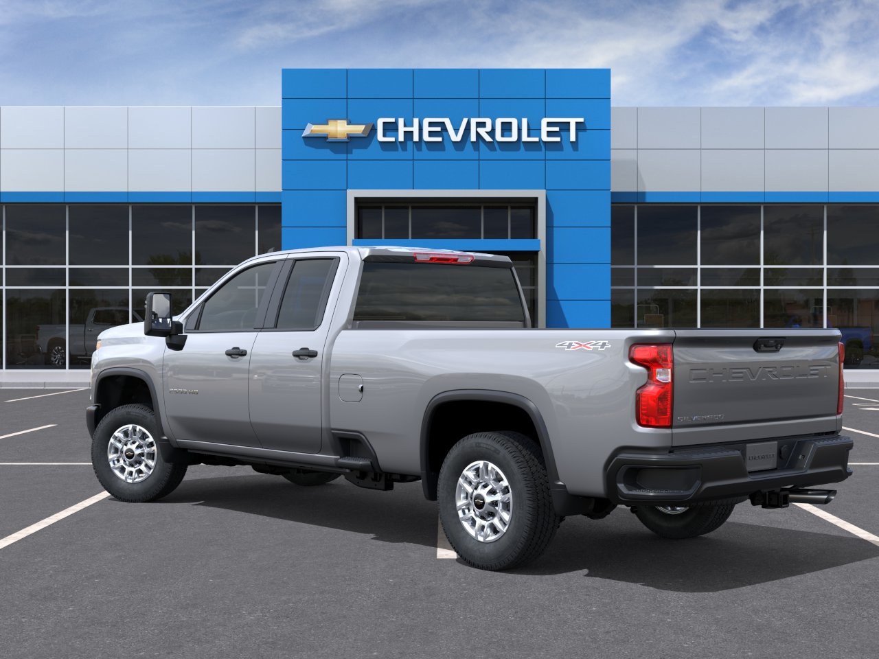 New 2026 Sterling Gray Metallic Chevrolet WT image 3