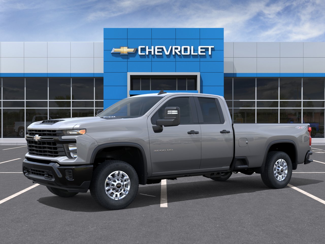 New 2026 Sterling Gray Metallic Chevrolet WT image 2
