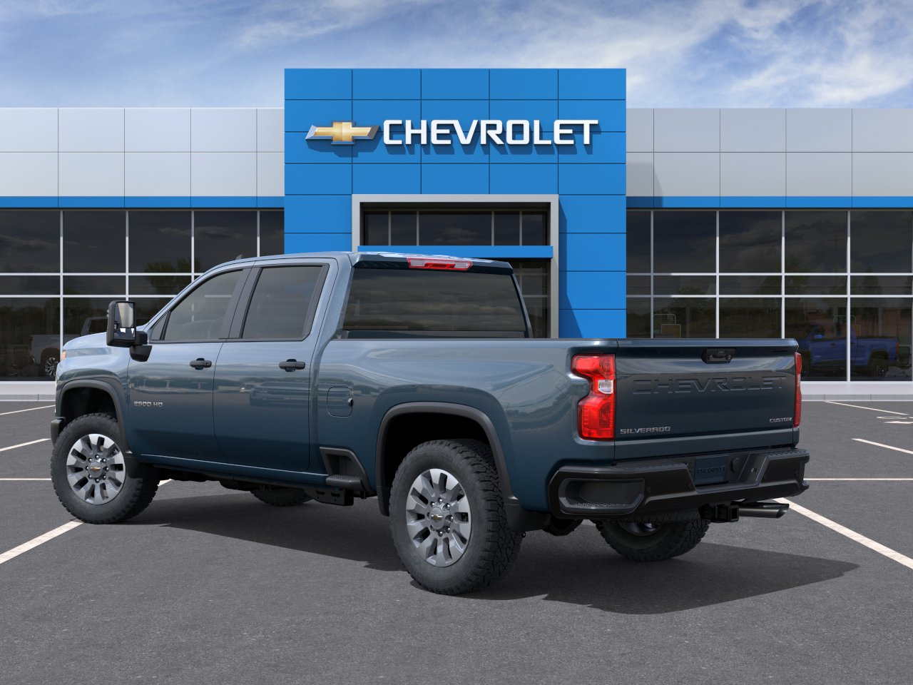 New 2026 Lakeshore Blue Metallic Chevrolet Custom image 3