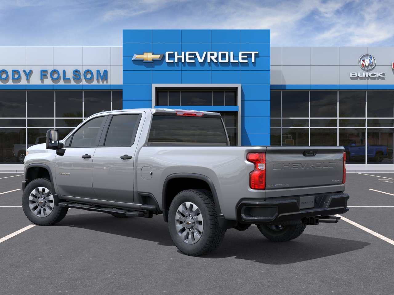New 2026 Sterling Gray Metallic Chevrolet Custom image 3