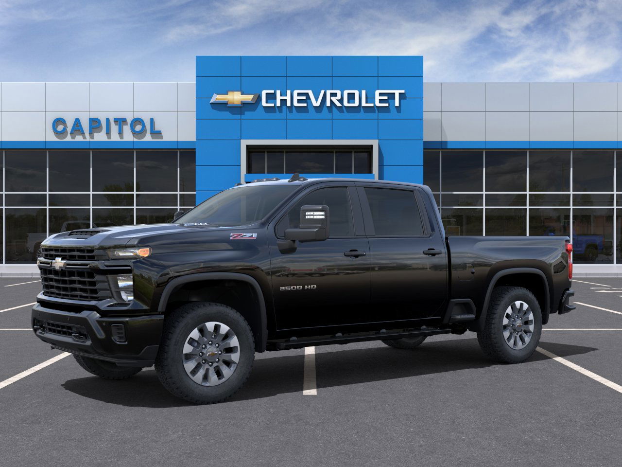New 2025 Black Chevrolet Custom image 2