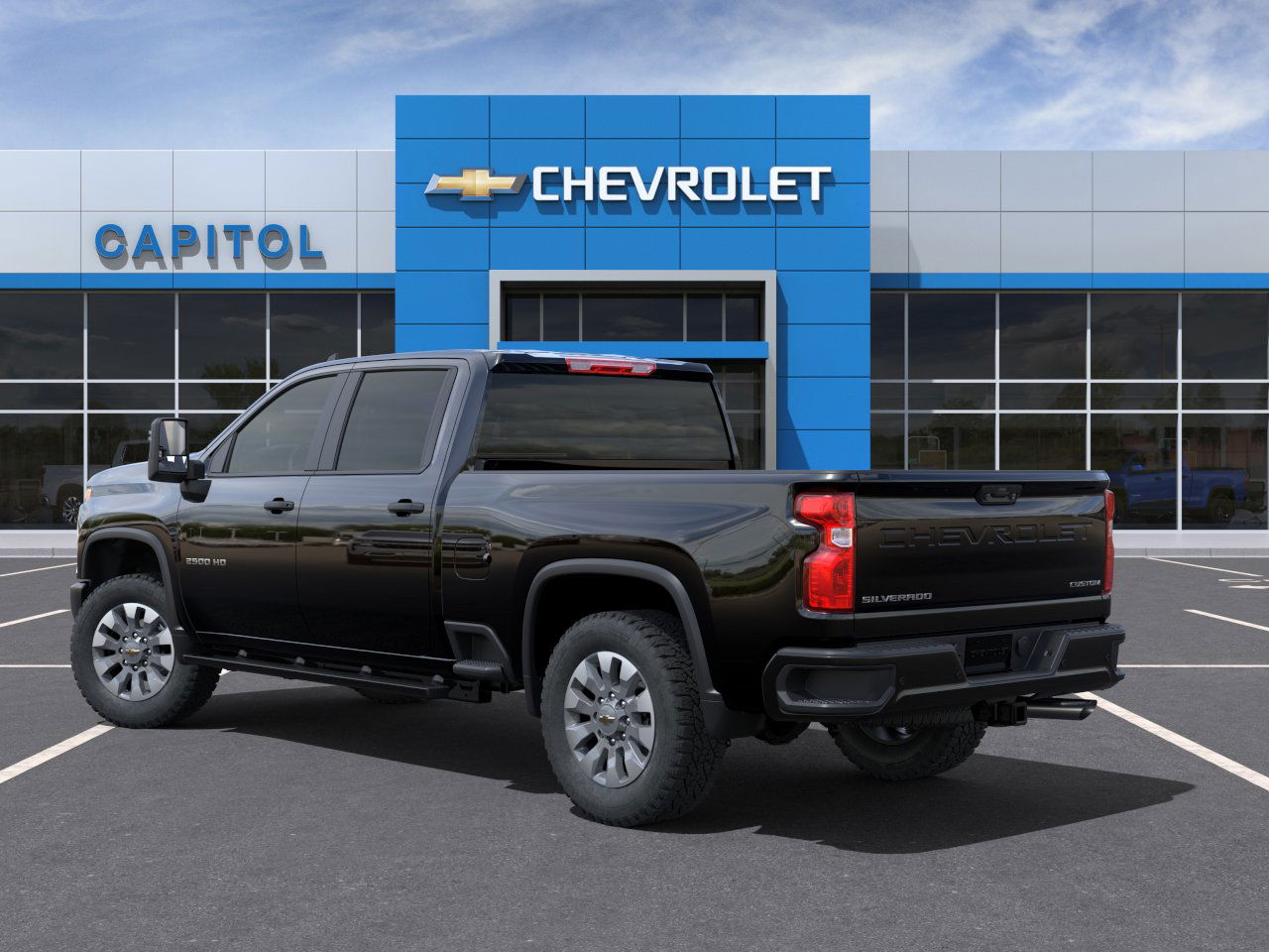 New 2025 Black Chevrolet Custom image 3