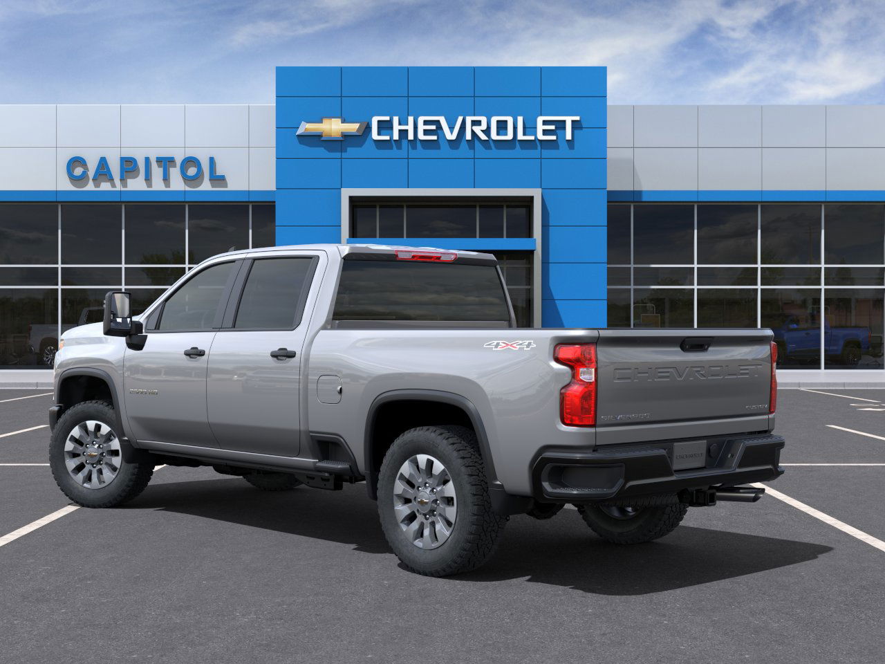 New 2025 Sterling Gray Metallic Chevrolet Custom image 3