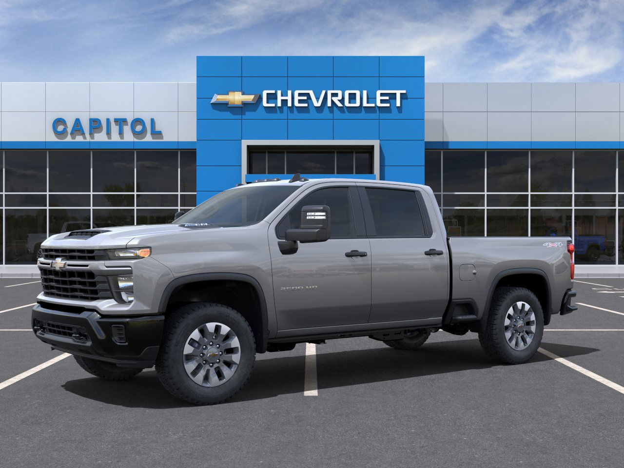 New 2025 Sterling Gray Metallic Chevrolet Custom image 2