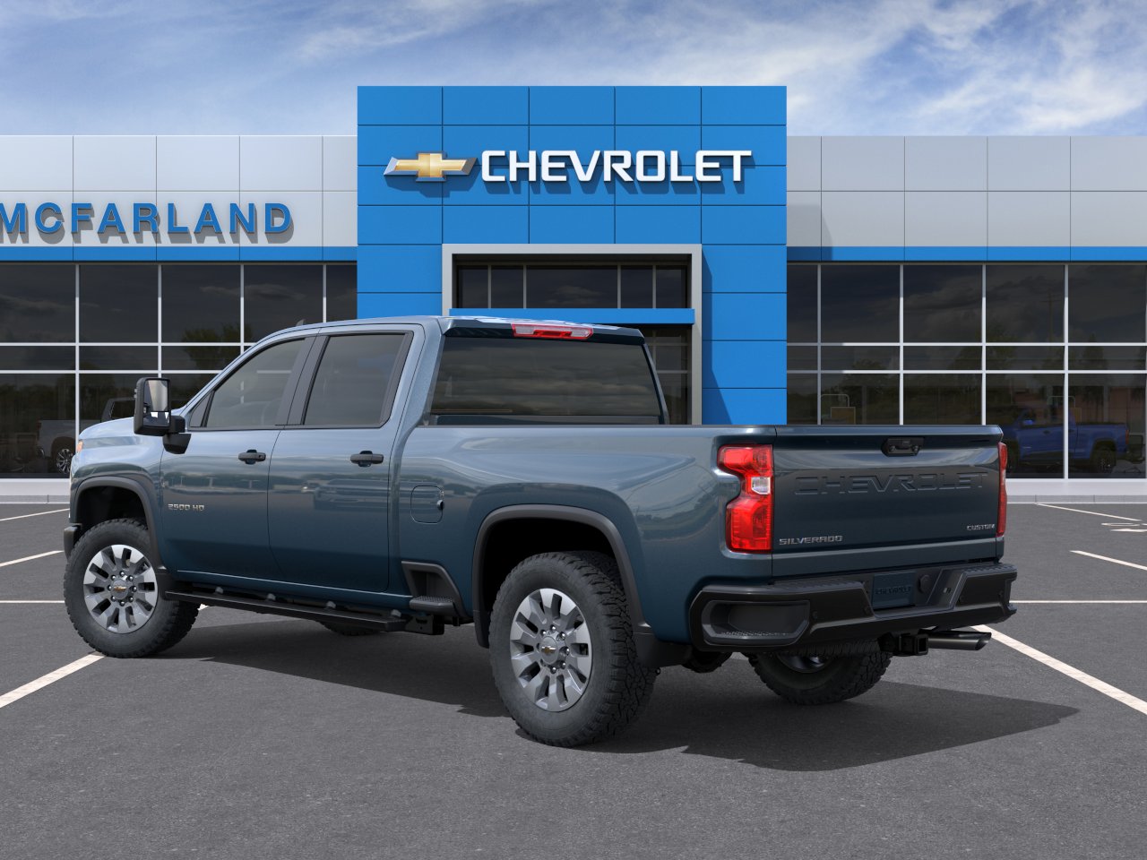 New 2026 Lakeshore Blue Metallic Chevrolet Custom image 3