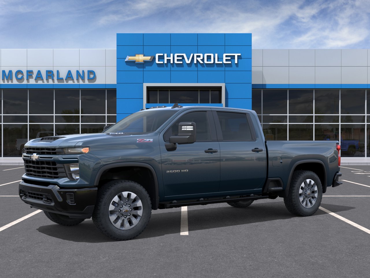 New 2026 Lakeshore Blue Metallic Chevrolet Custom image 2