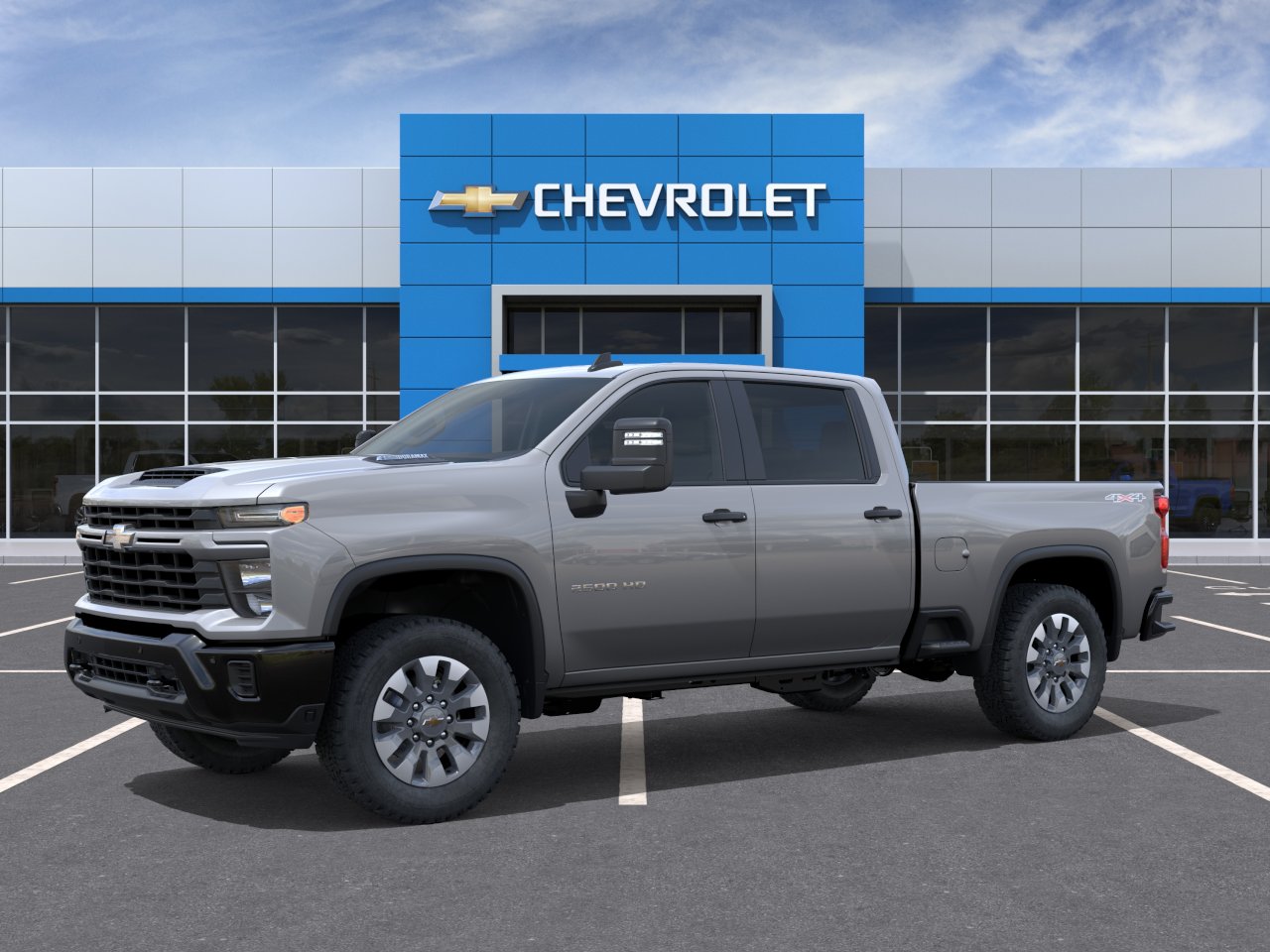 New 2026 Sterling Gray Metallic Chevrolet Custom image 2