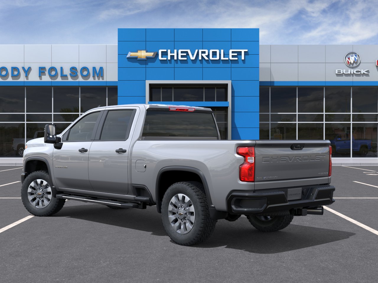 New 2026 Sterling Gray Metallic Chevrolet Custom image 3