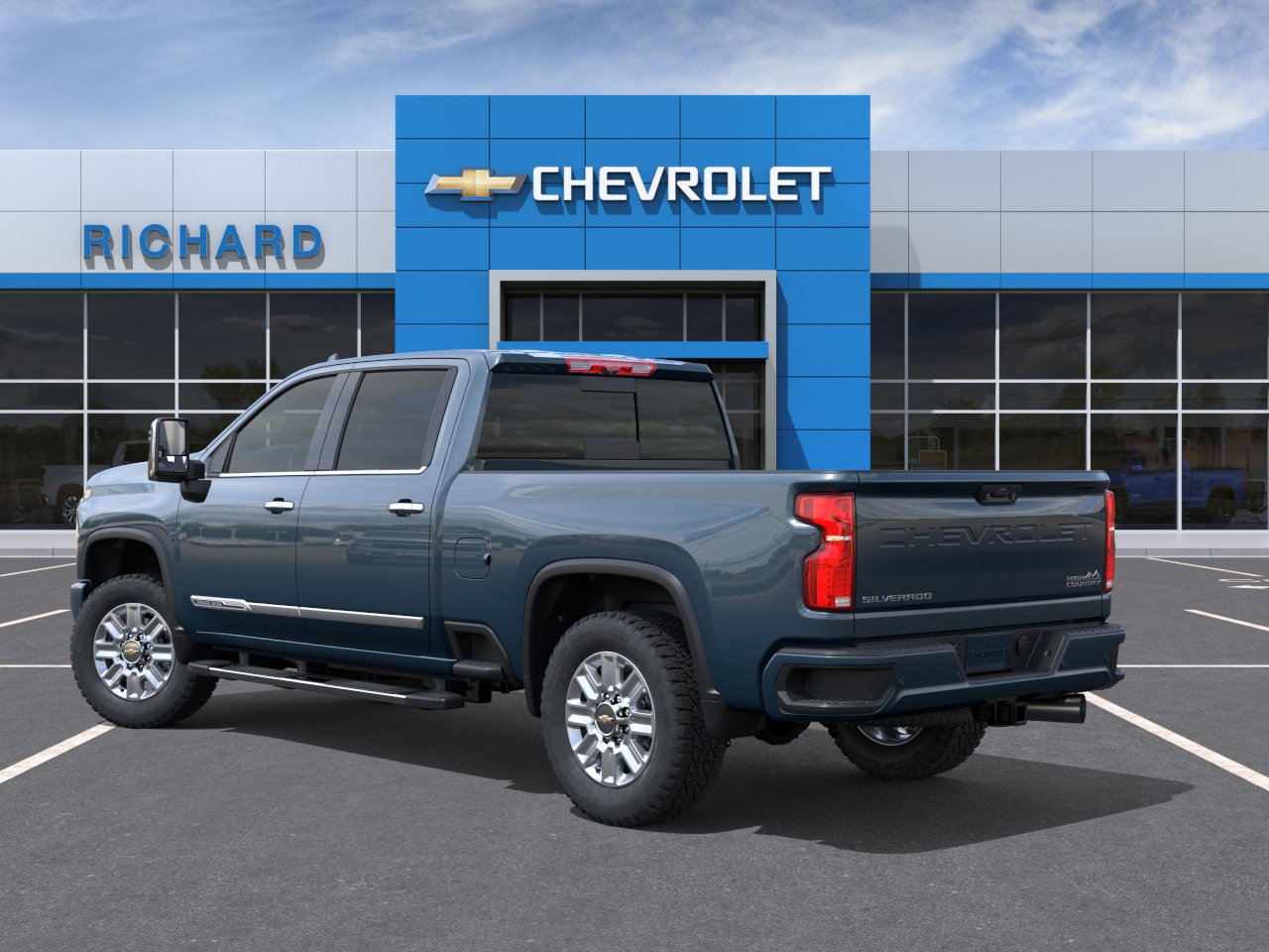 New 2026 Lakeshore Blue Metallic Chevrolet High Country image 3