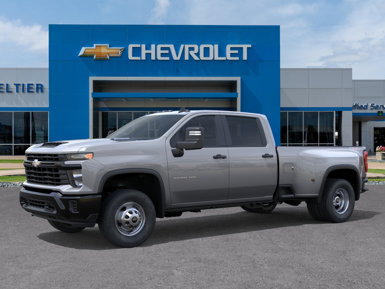 New 2026 Sterling Gray Metallic Chevrolet WT DRW image 2