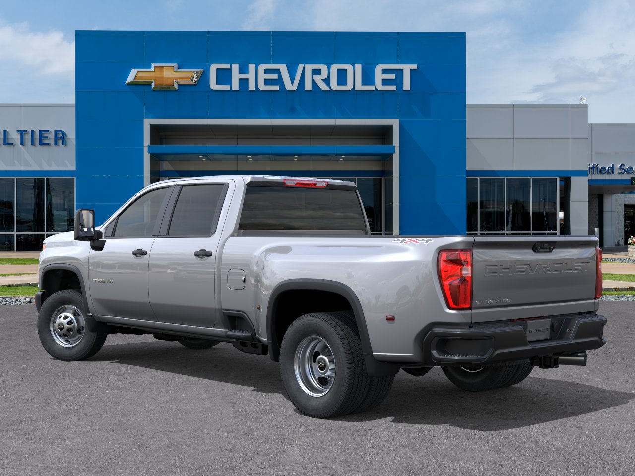 New 2026 Sterling Gray Metallic Chevrolet WT DRW image 3