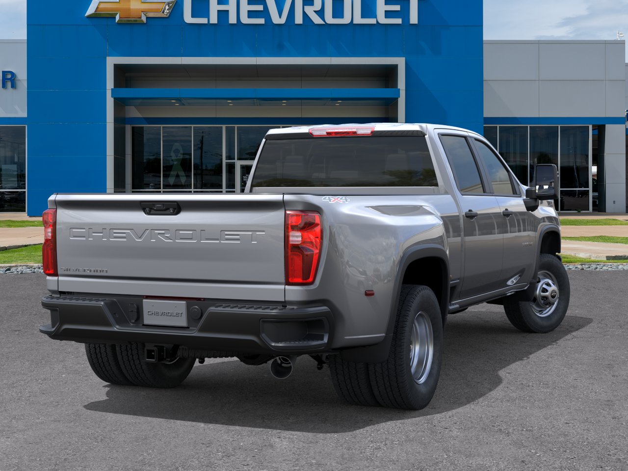 New 2026 Sterling Gray Metallic Chevrolet WT DRW image 4