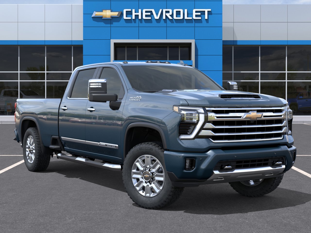New 2026 Lakeshore Blue Metallic Chevrolet High Country image 42
