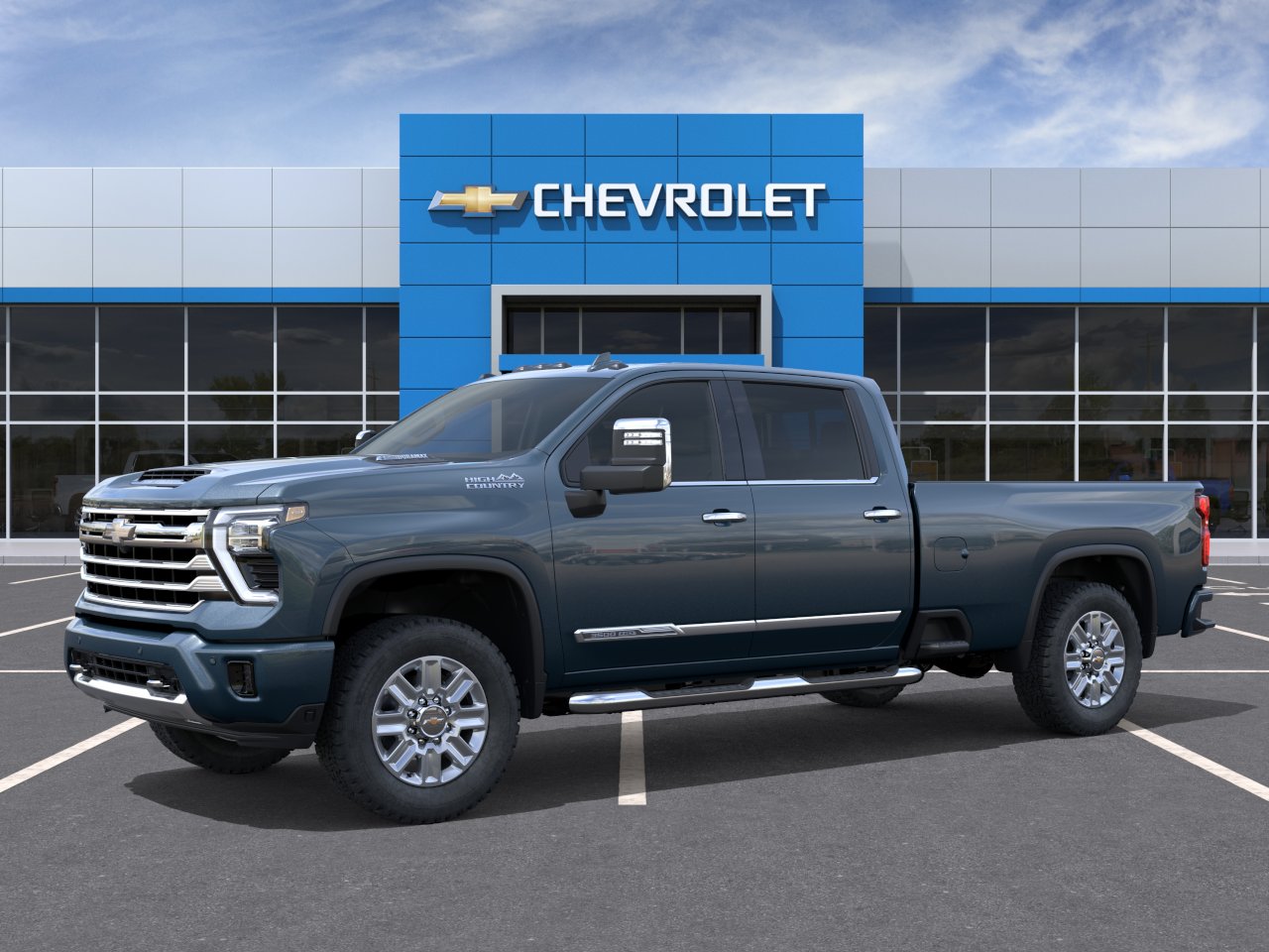 New 2026 Lakeshore Blue Metallic Chevrolet High Country image 37