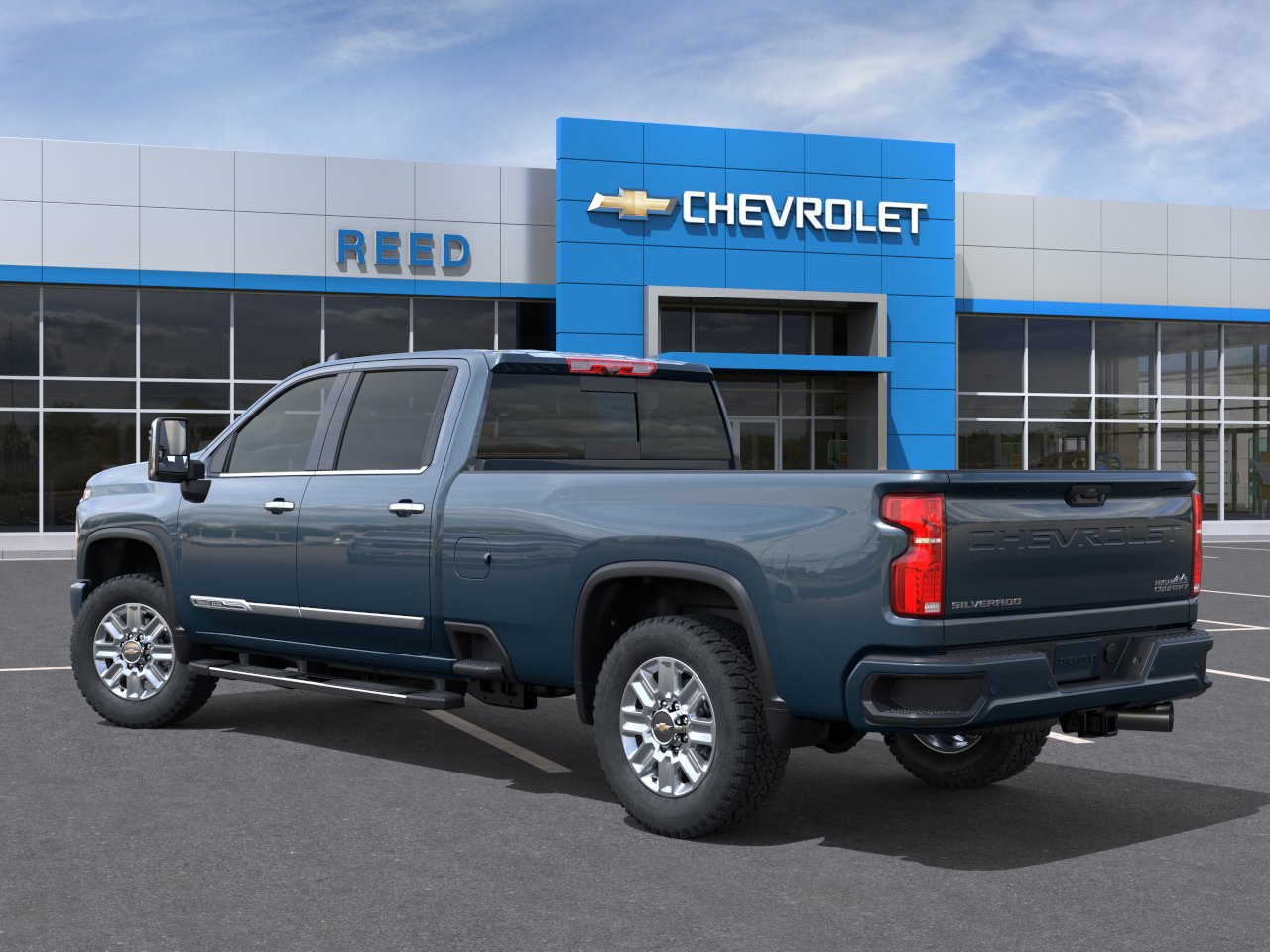 New 2026 Lakeshore Blue Metallic Chevrolet High Country image 3