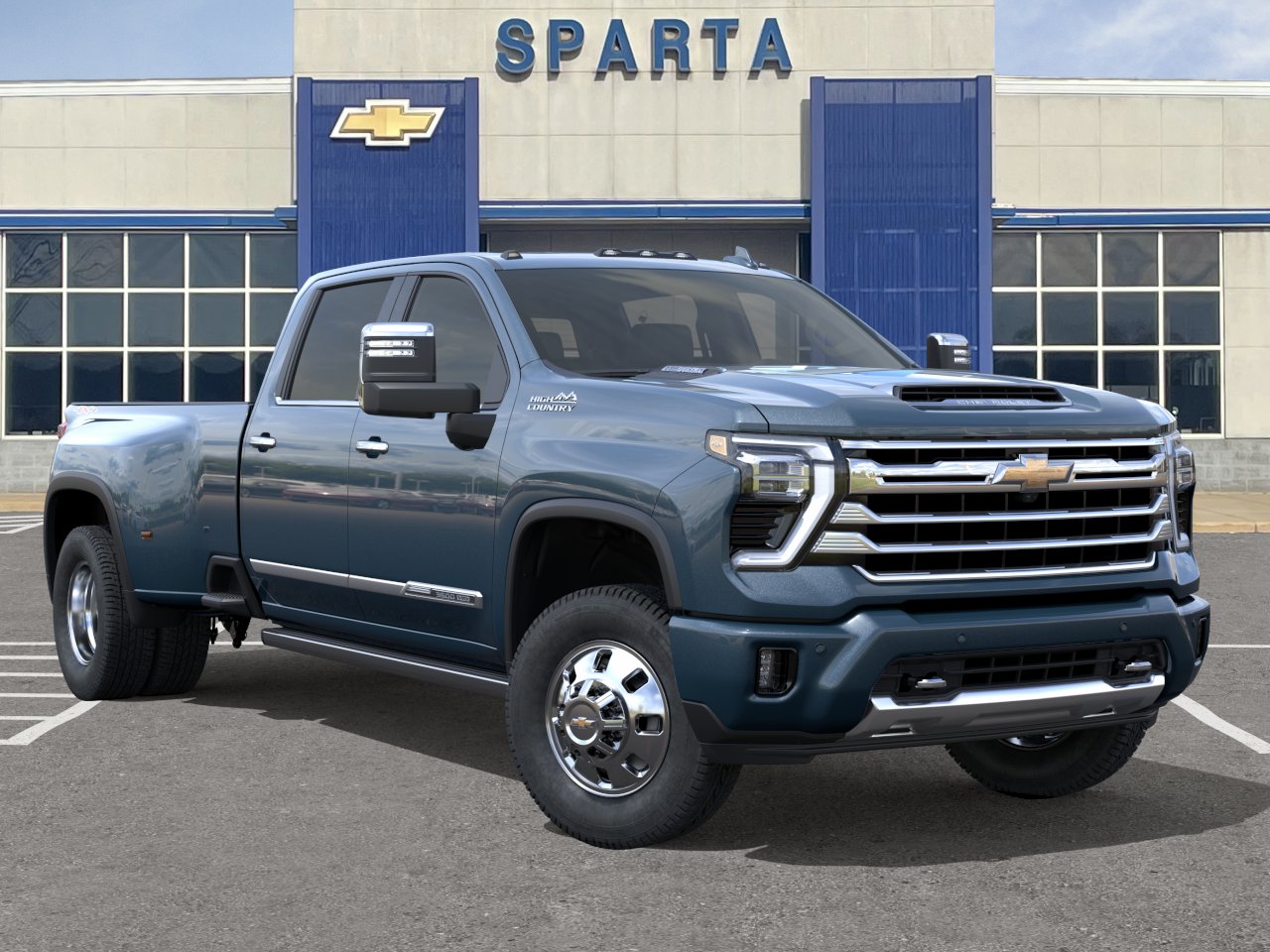 New 2026 Lakeshore Blue Metallic Chevrolet High Country DRW image 31