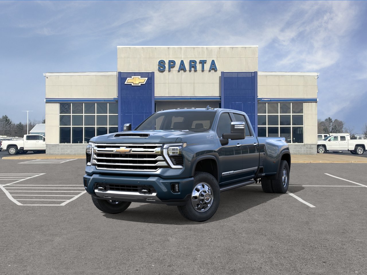 New 2026 Lakeshore Blue Metallic Chevrolet High Country DRW image 32