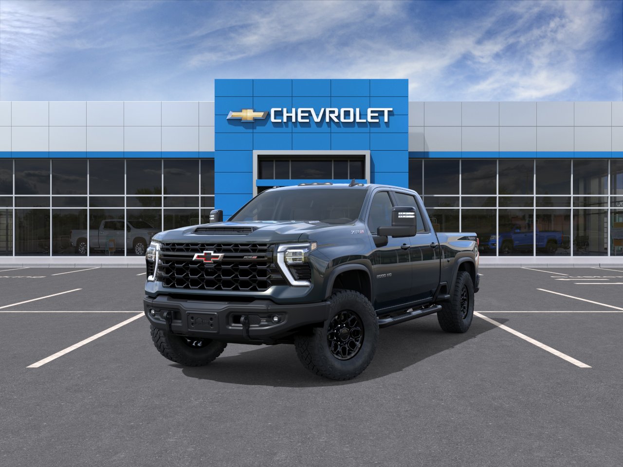 New 2026 Cypress Gray Chevrolet ZR2 image 8