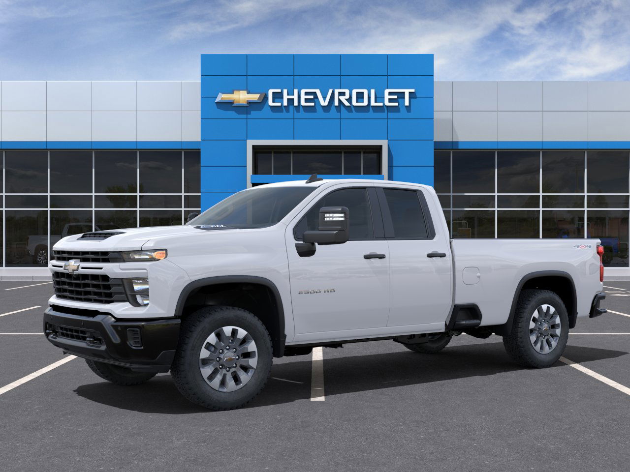 New 2025 Summit White Chevrolet Custom image 2