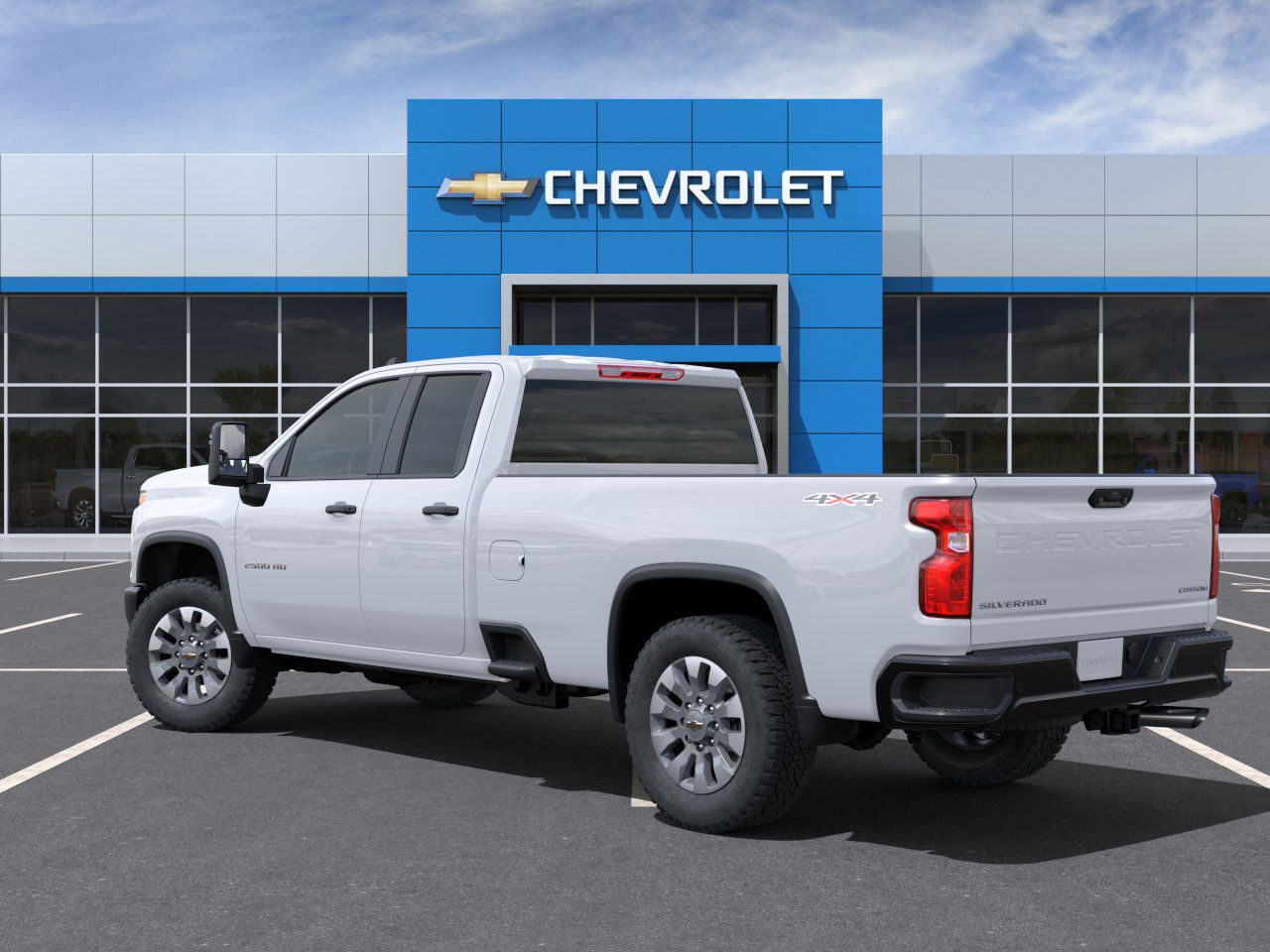 New 2025 Summit White Chevrolet Custom image 3