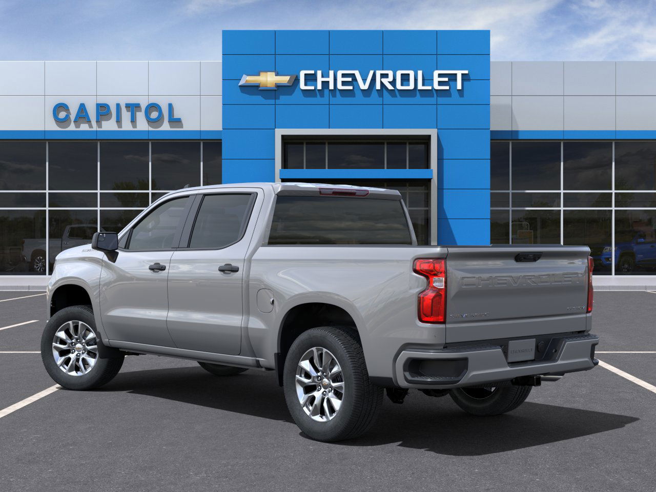 New 2025 Slate Gray Metallic Chevrolet Custom image 3