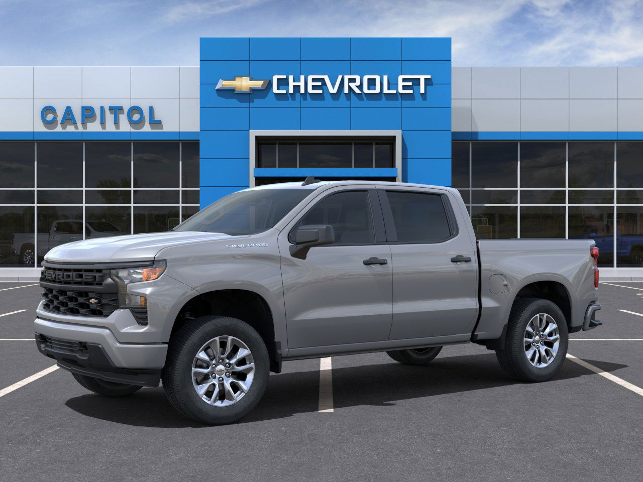 New 2025 Slate Gray Metallic Chevrolet Custom image 2