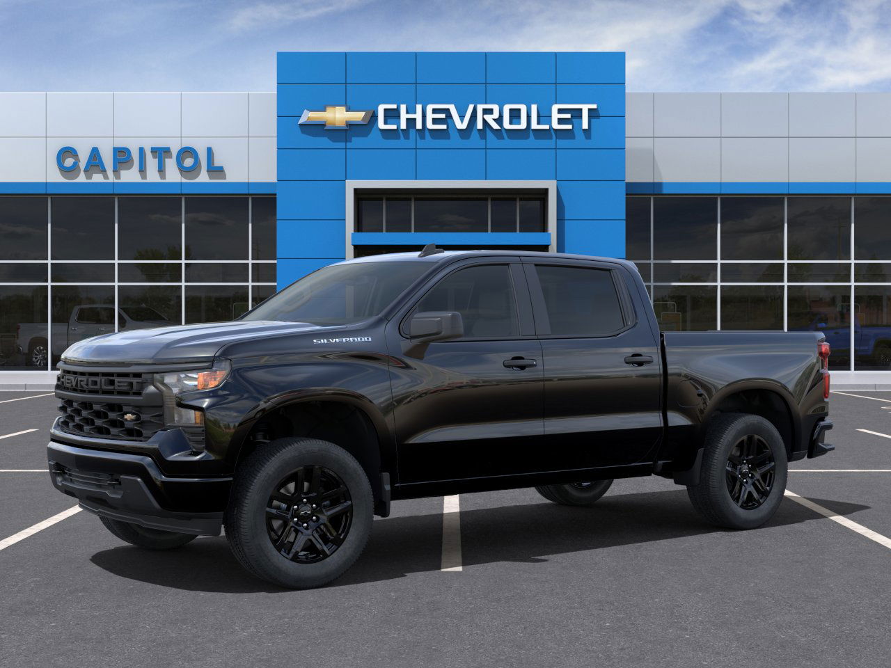 New 2025 Black Chevrolet Custom image 2