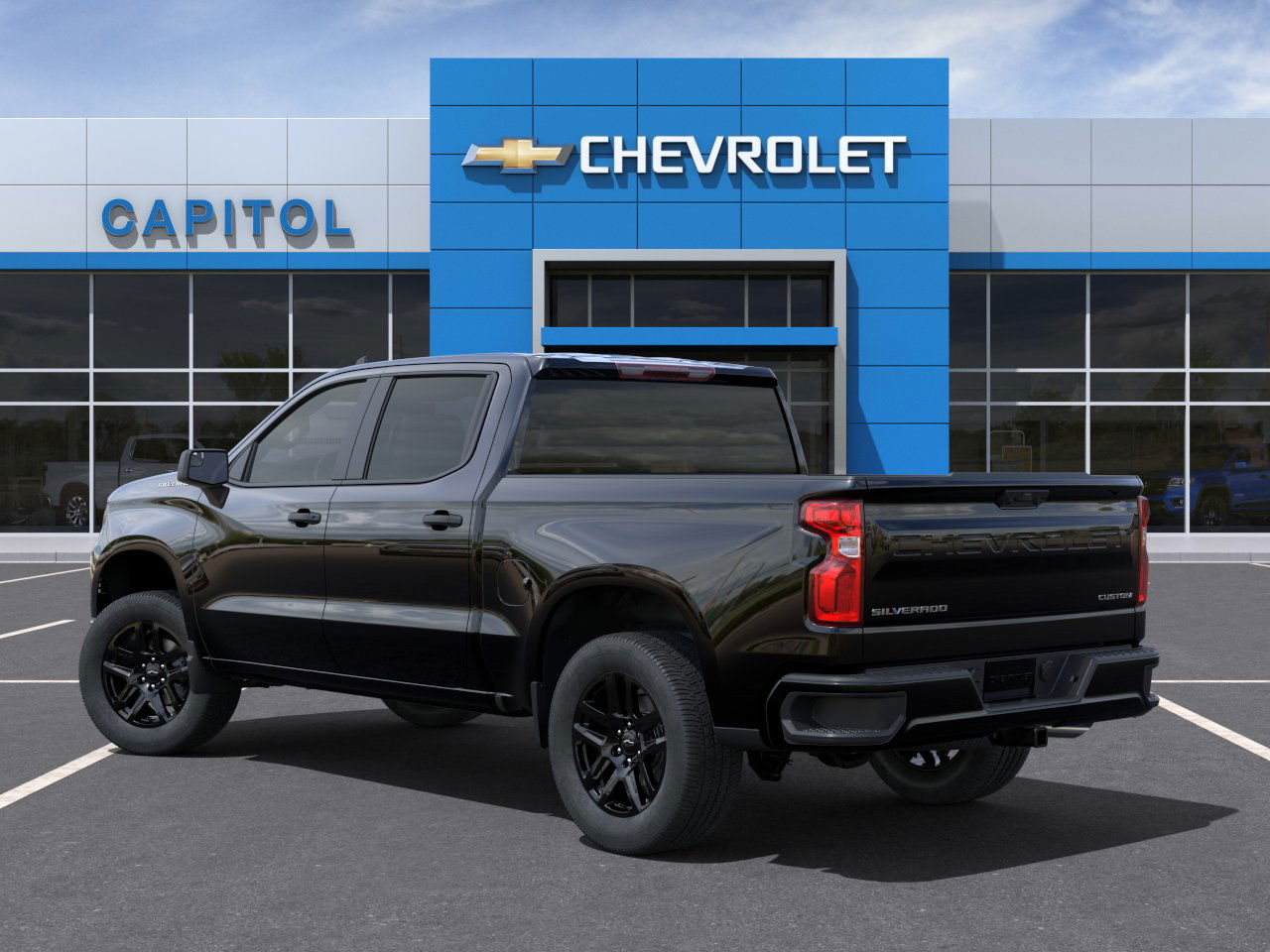 New 2025 Black Chevrolet Custom image 3