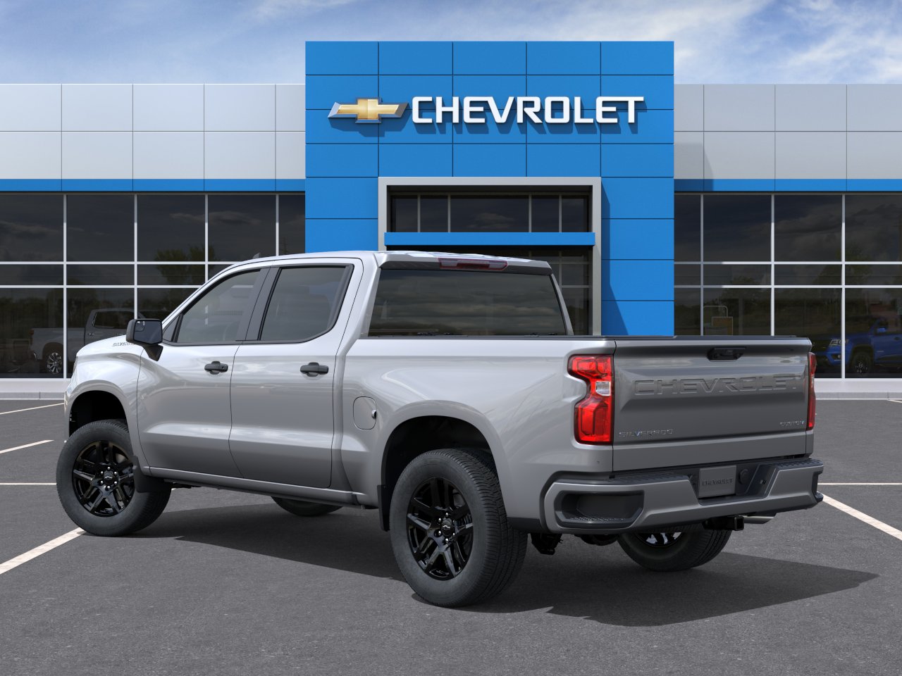 New 2026 Sterling Gray Metallic Chevrolet Custom image 3