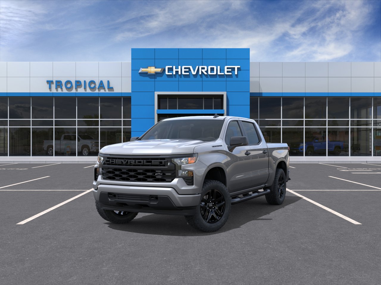 New 2026 Sterling Gray Metallic Chevrolet Custom image 8