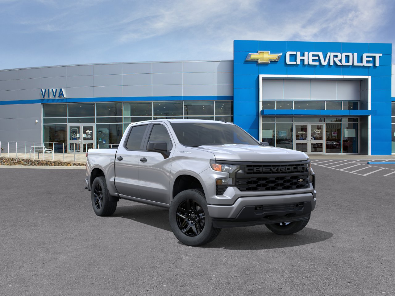New 2026 Chevrolet Silverado 1500 Custom Rear Wheel Drive Crew Cab