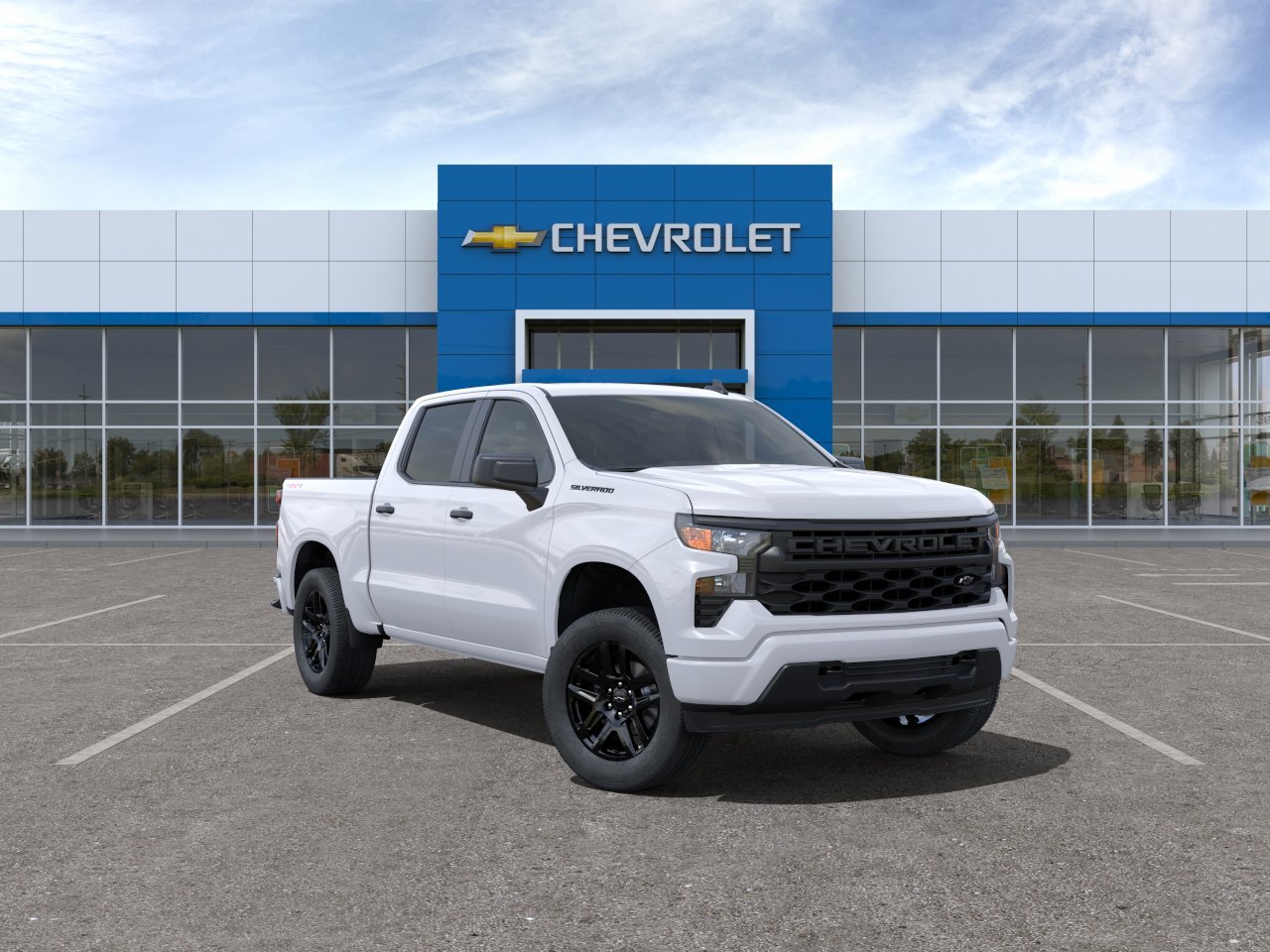 New 2024 Chevrolet Silverado 1500 Custom Crew Cab in Danville 61113