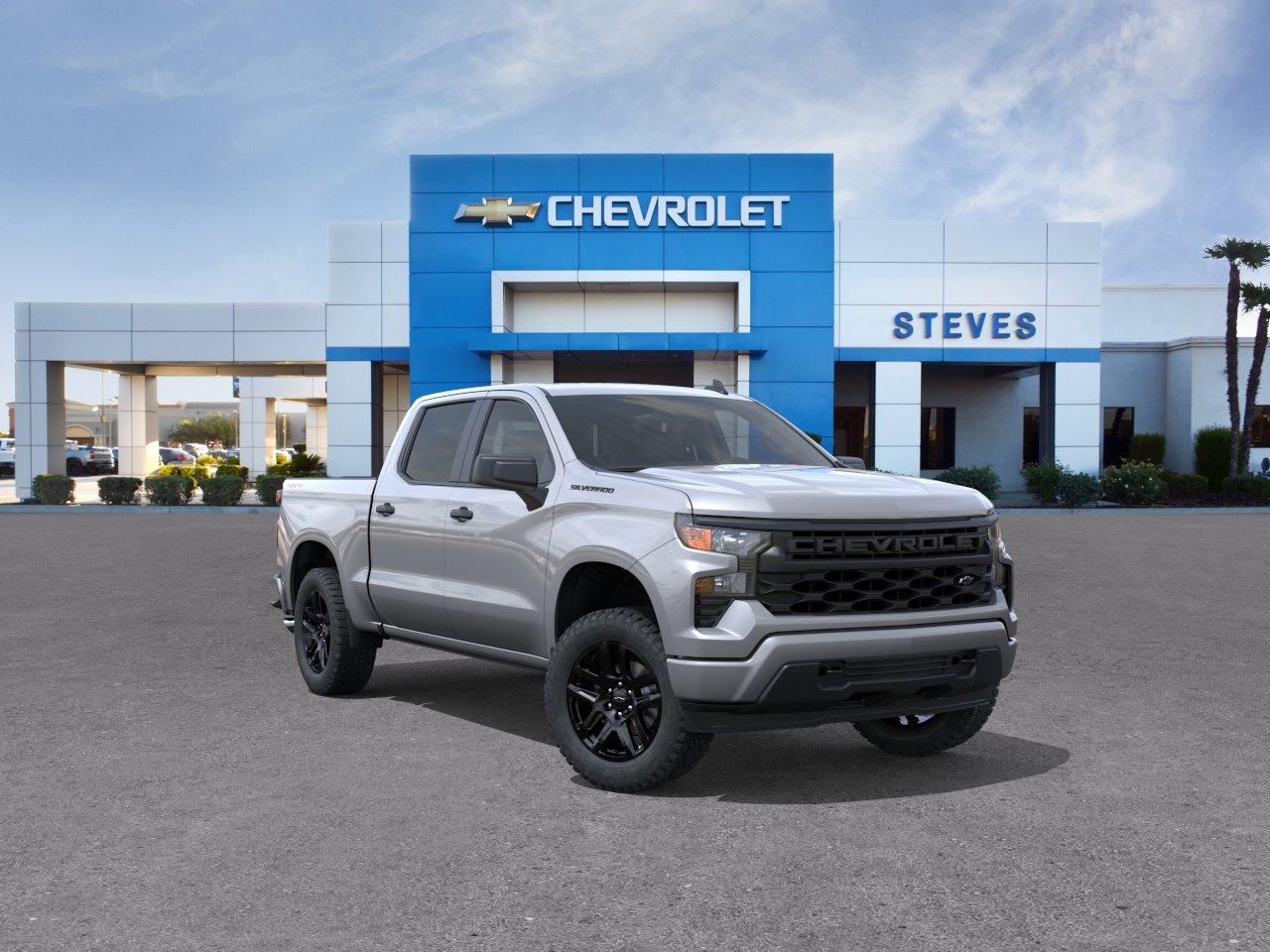 New 2026 Sterling Gray Metallic Chevrolet Custom image 3