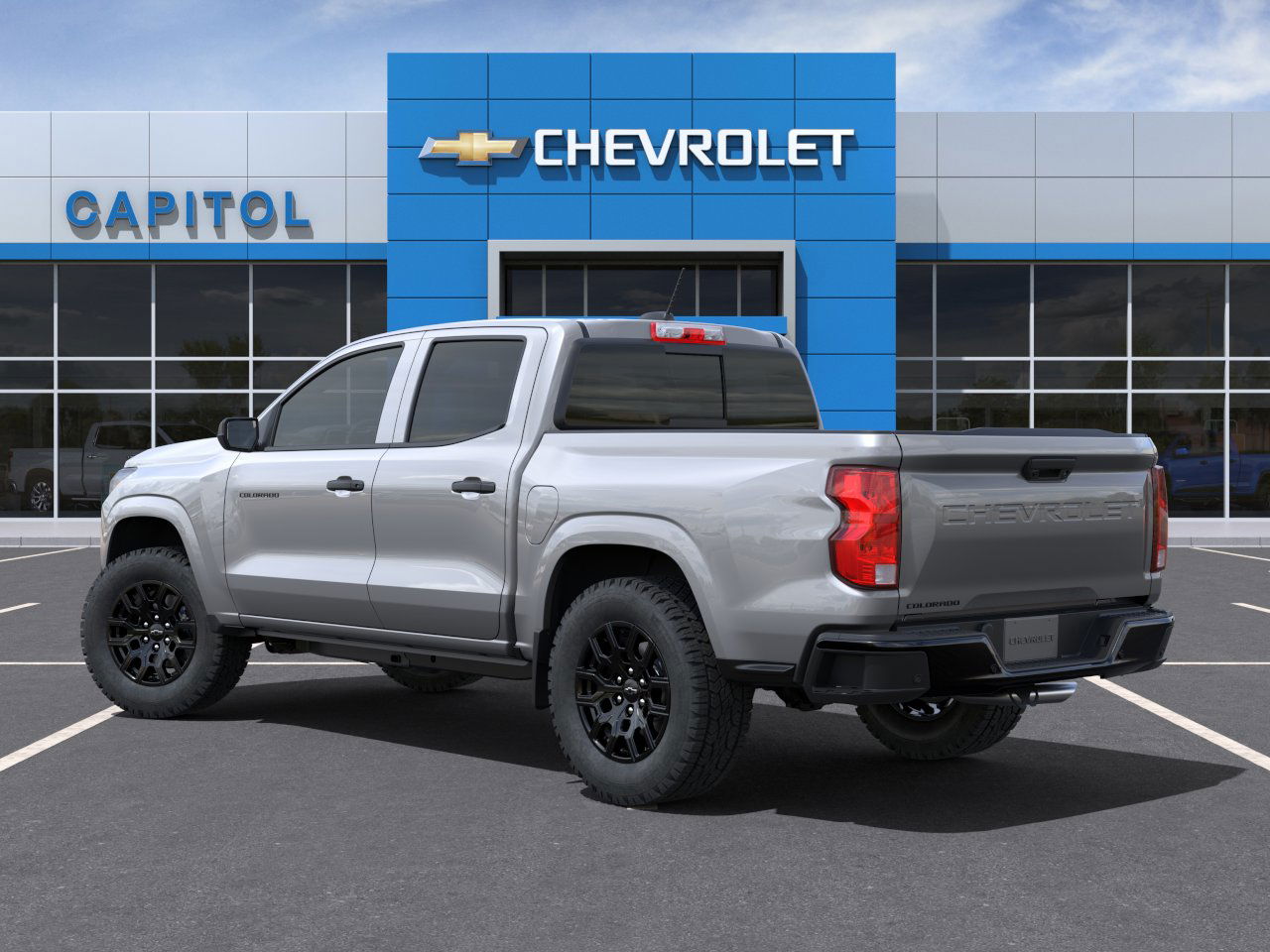 New 2025 Sterling Gray Metallic Chevrolet WT/LT image 3