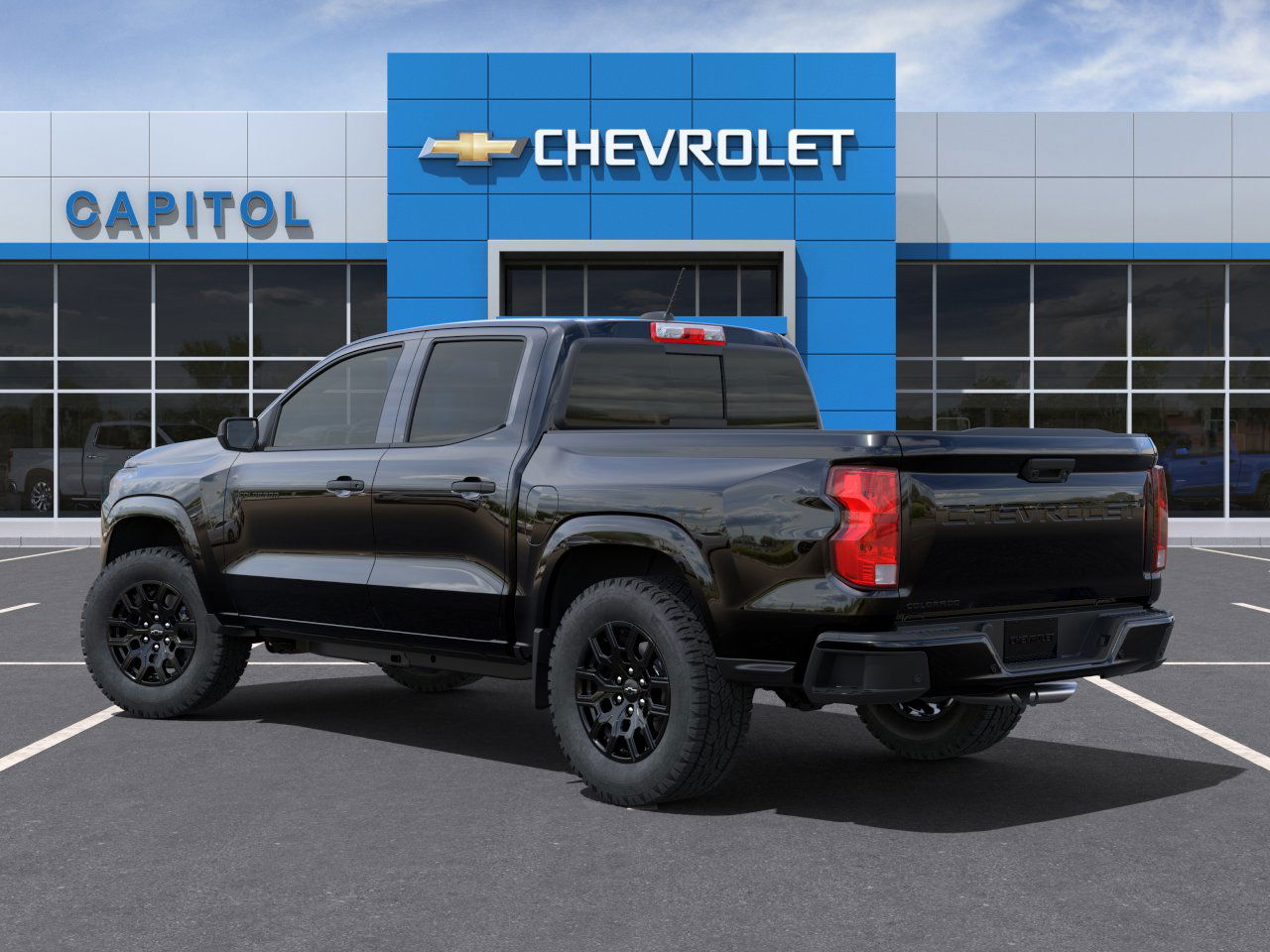New 2025 Black Chevrolet WT/LT image 3