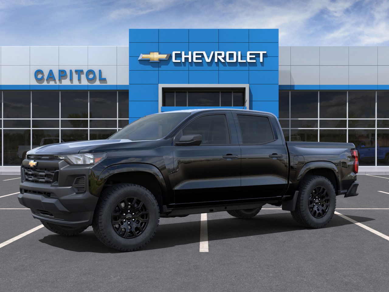 New 2025 Black Chevrolet WT/LT image 2