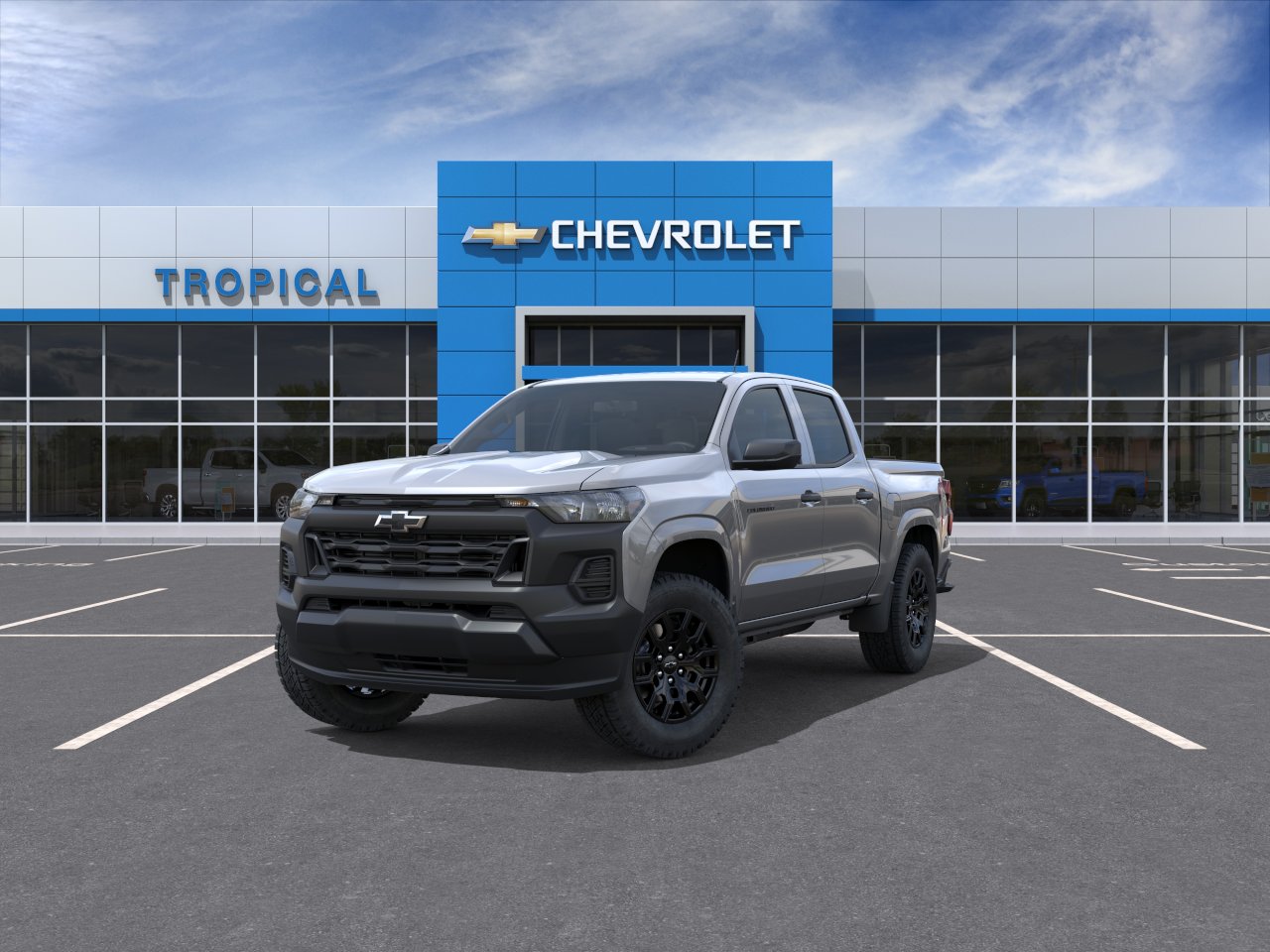 New 2026 Sterling Gray Metallic Chevrolet WT image 8