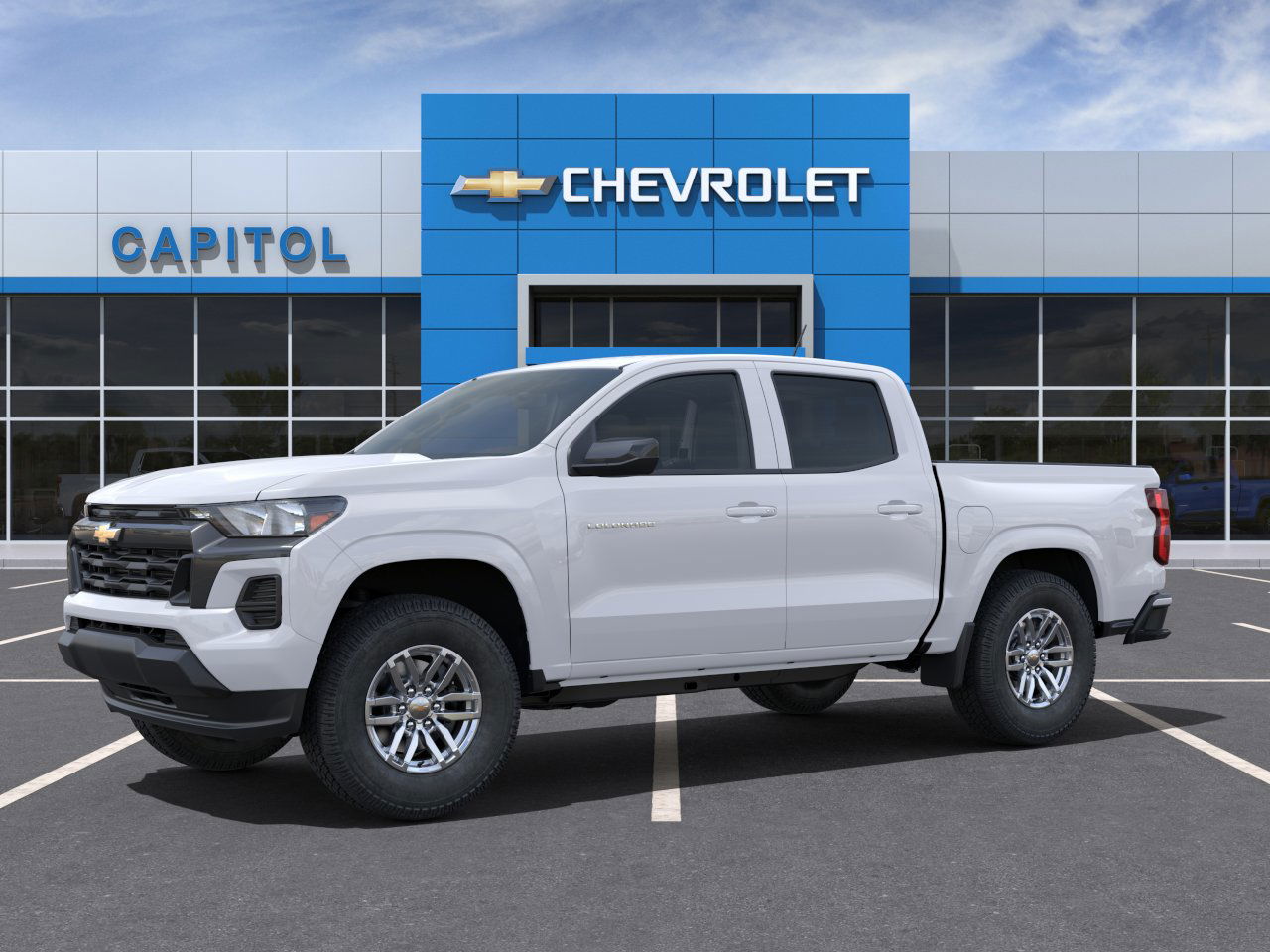 New 2025 Summit White Chevrolet WT image 2