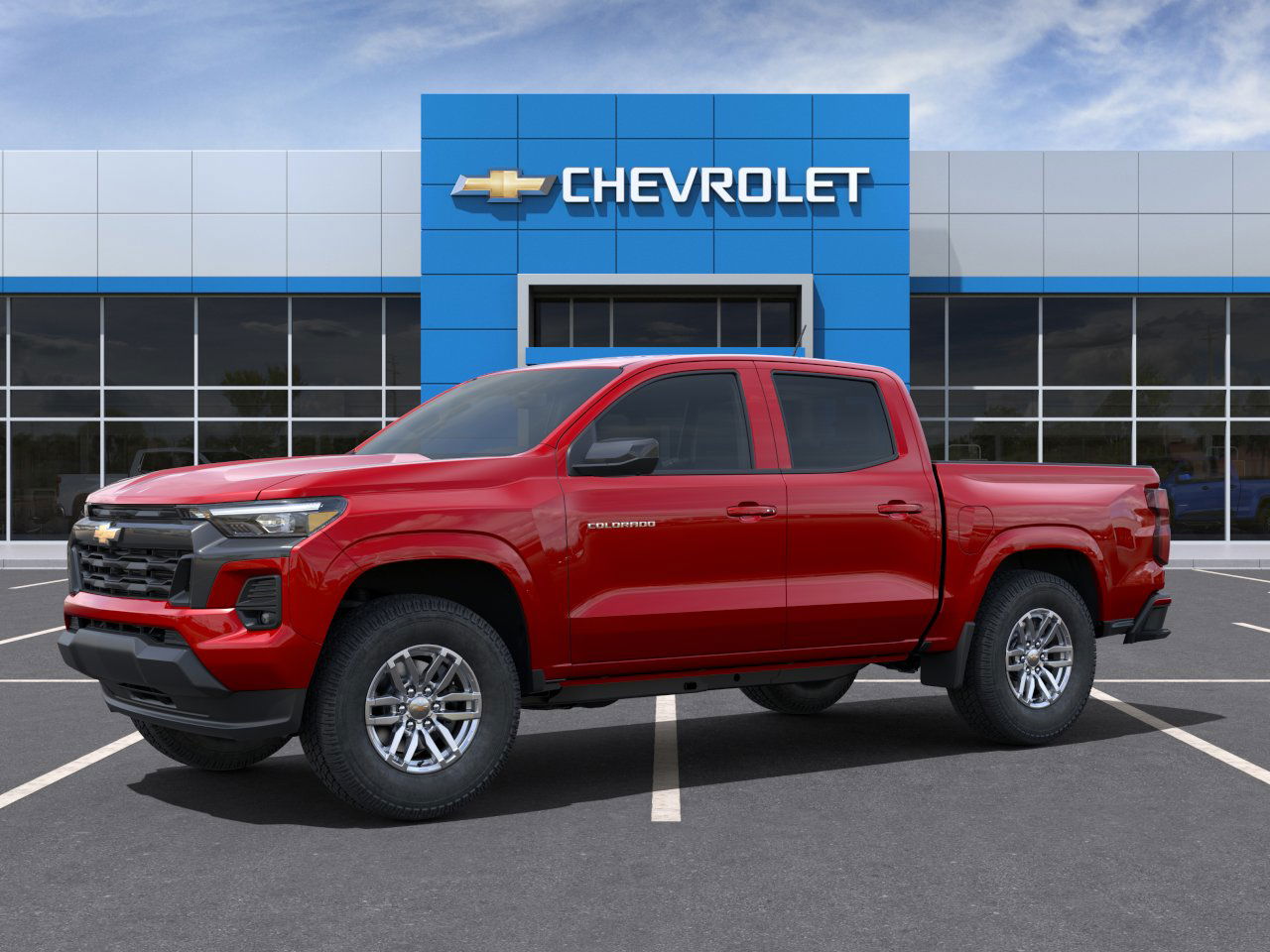 New 2025 Radiant Red Tintcoat Chevrolet WT/LT image 2