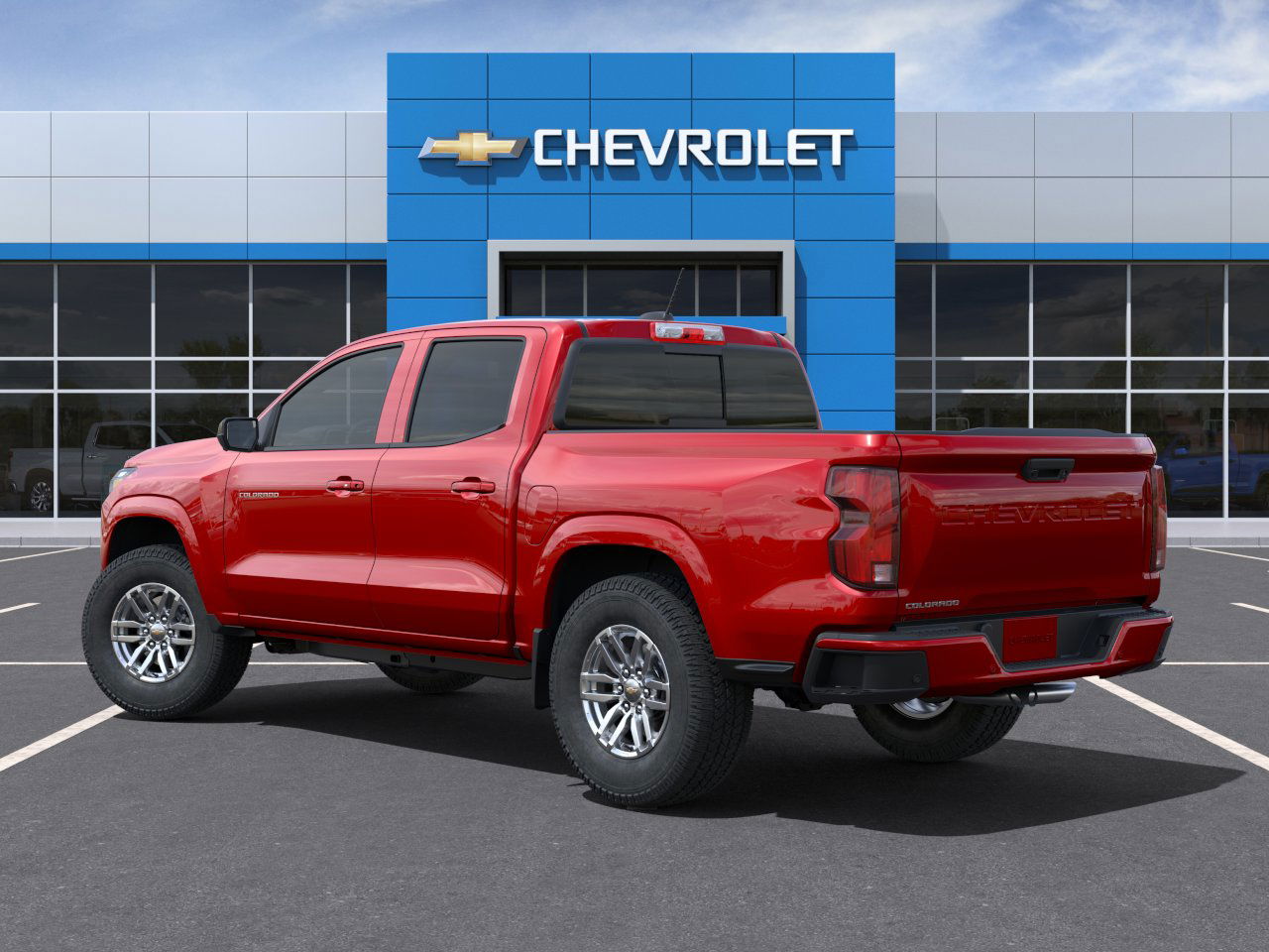 New 2025 Radiant Red Tintcoat Chevrolet WT/LT image 3