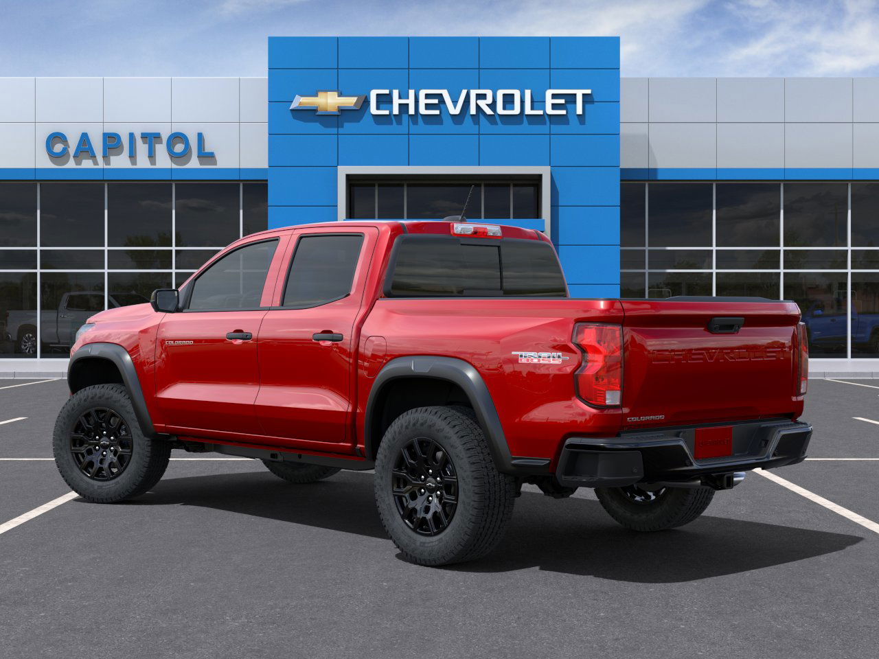 New 2025 Radiant Red Tintcoat Chevrolet Trail Boss image 3