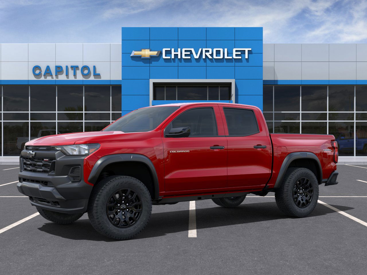 New 2025 Radiant Red Tintcoat Chevrolet Trail Boss image 2