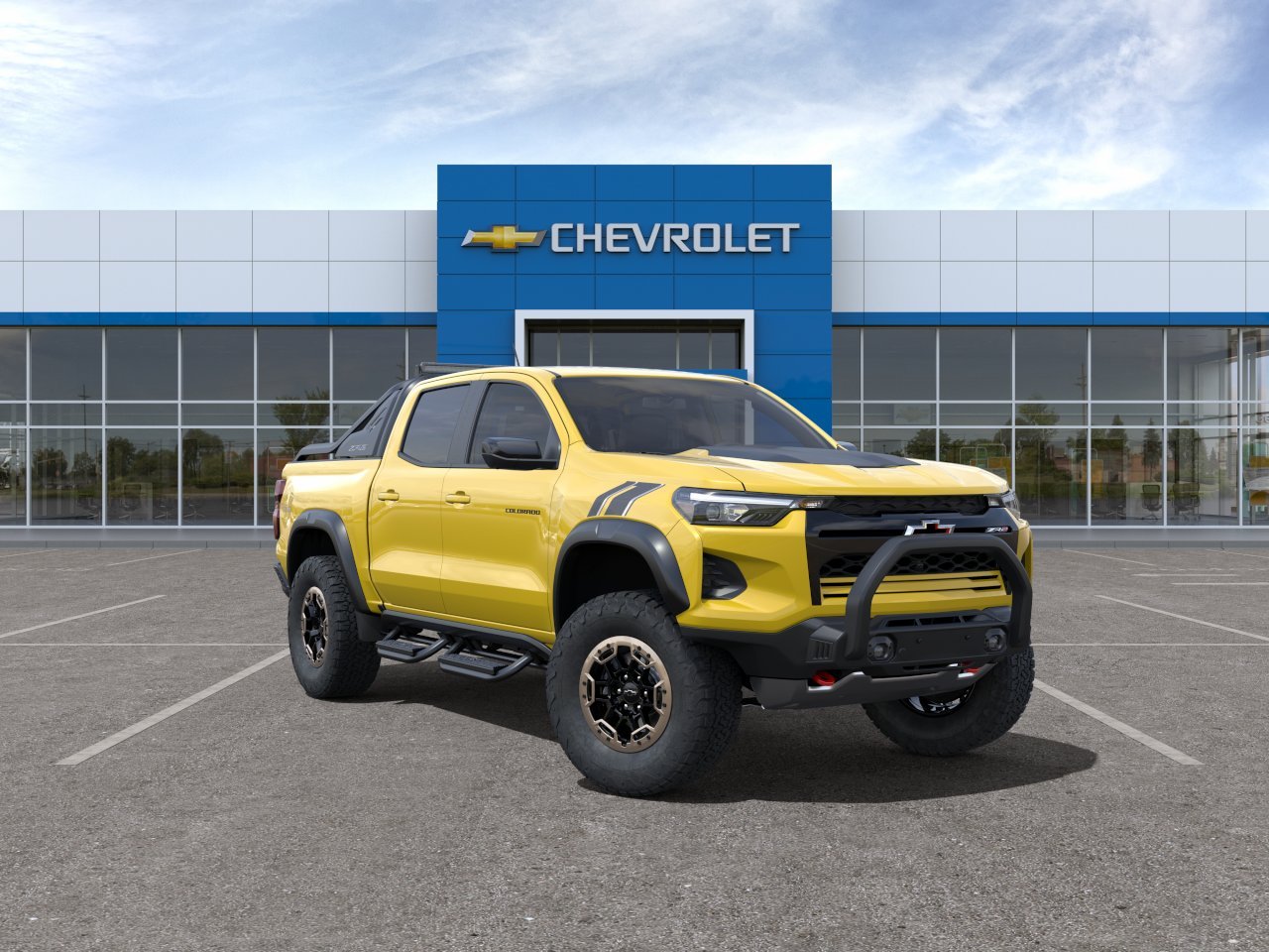 Perforated Graphic Chevrolet Colorado decal 2015 - Present