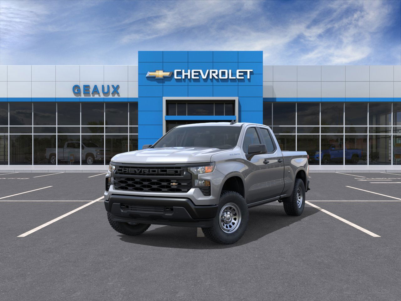 New 2026 Sterling Gray Metallic Chevrolet WT image 8