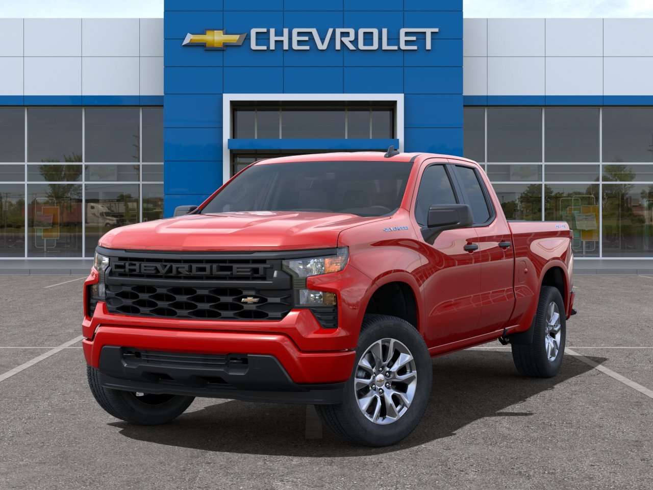 New 2024 Chevrolet Silverado 1500 Custom Double Cab in Harvard 24T219