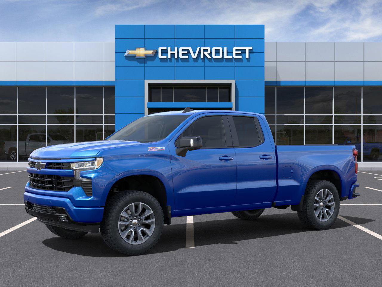 New 2025 Riptide Blue Metallic Chevrolet RST image 2