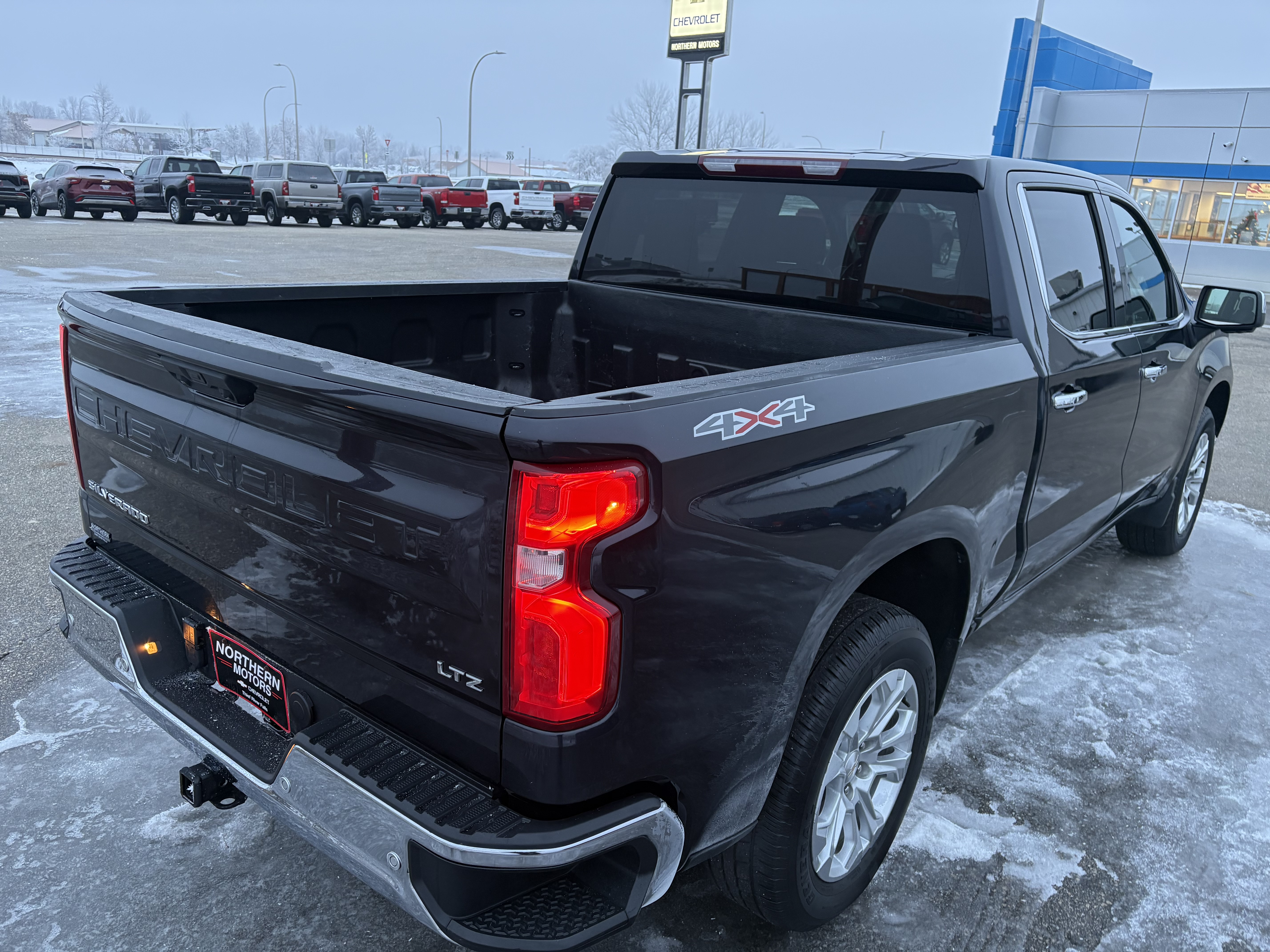 Used 2023 Chevrolet Silverado 1500 LTZ with VIN 1GCUDGEDXPZ267839 for sale in Thief River Falls, MN