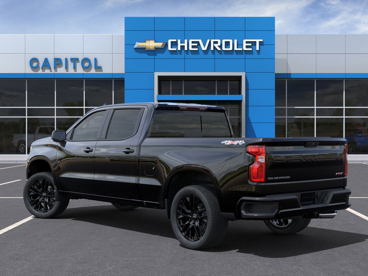 New 2025 Black Chevrolet RST image 3