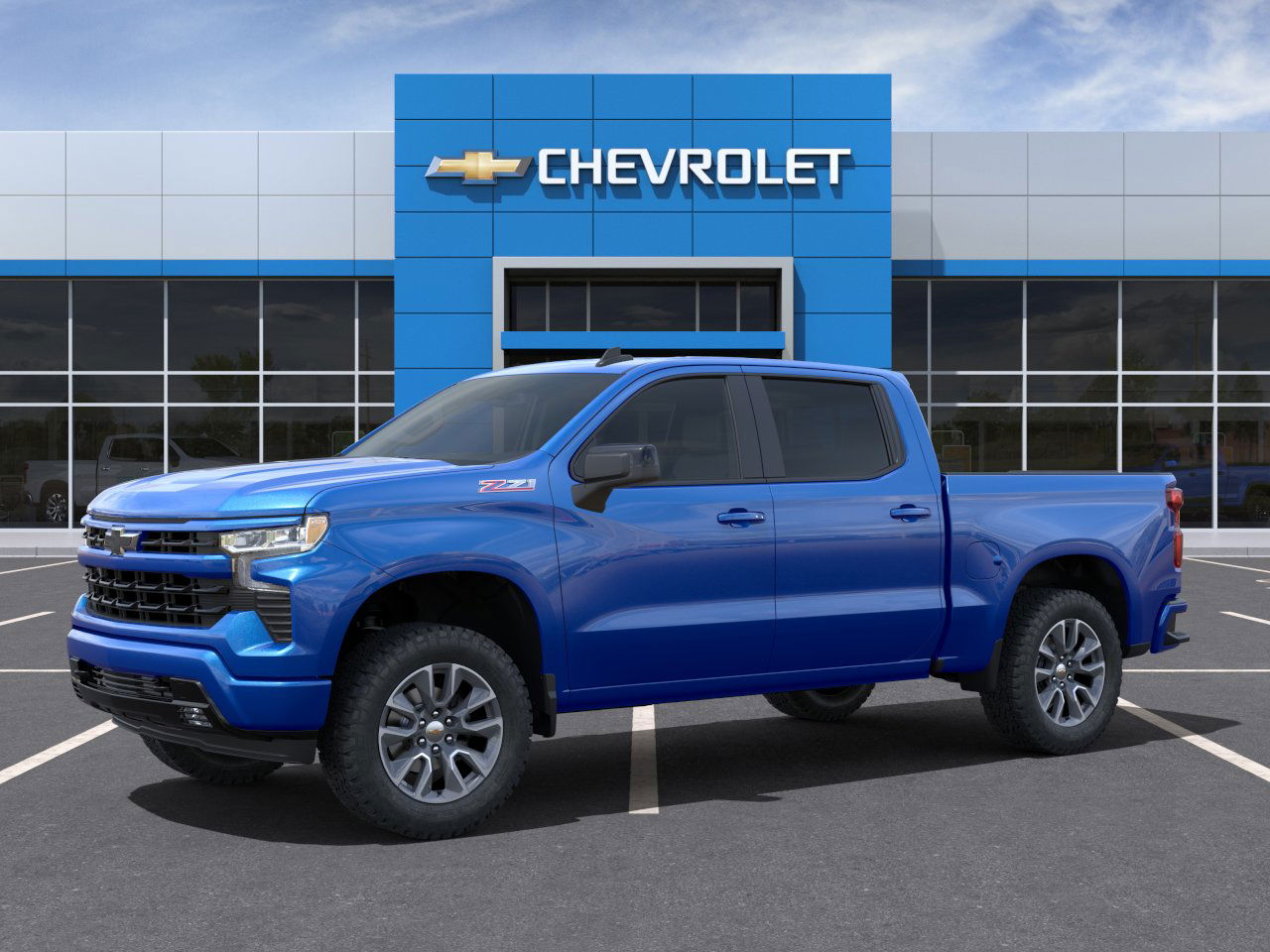 New 2025 Riptide Blue Metallic Chevrolet RST image 2